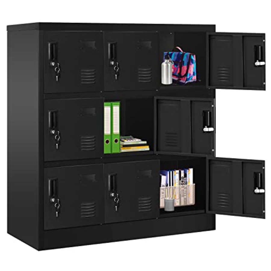 Locker Storage Metal - 9-deurs opbergkast voor medewerkers, metalen kast
