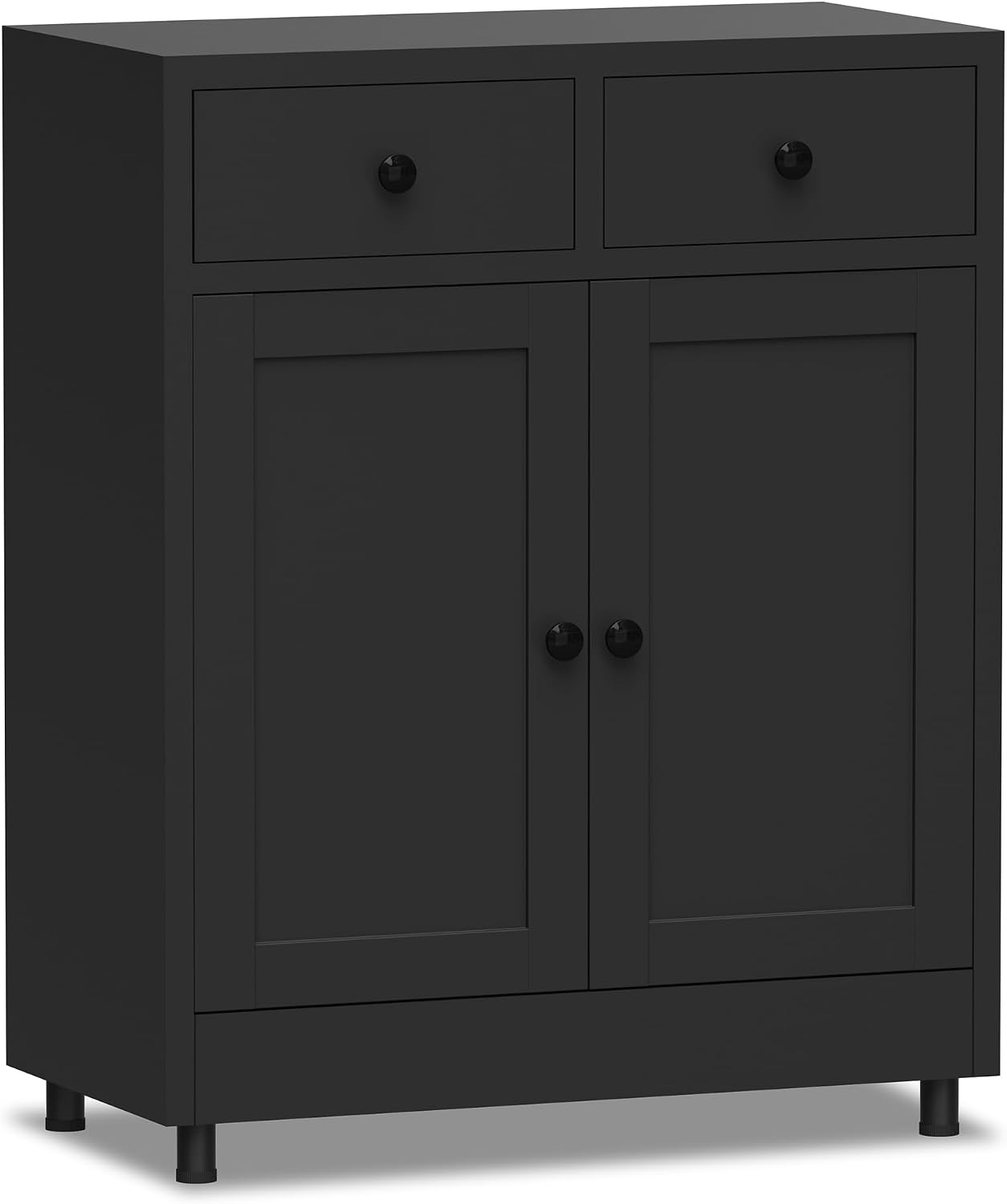 Credenza Office Storage - Metalen opbergkast met laden, verstelbare plank,