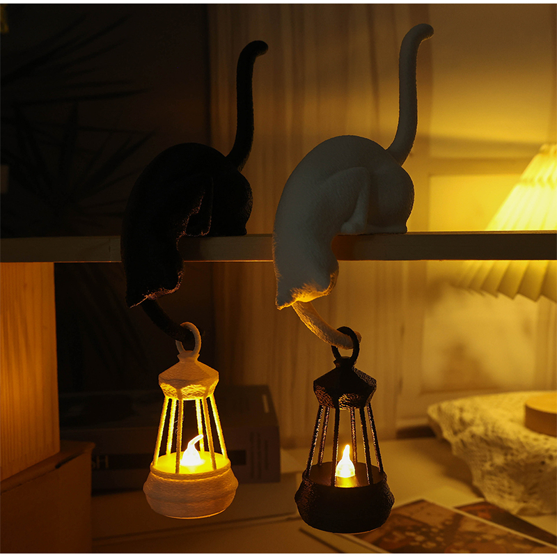 Cubicle Shelf Organizer - Kat omgekeerde plankhaak hangende lantaarn bureau