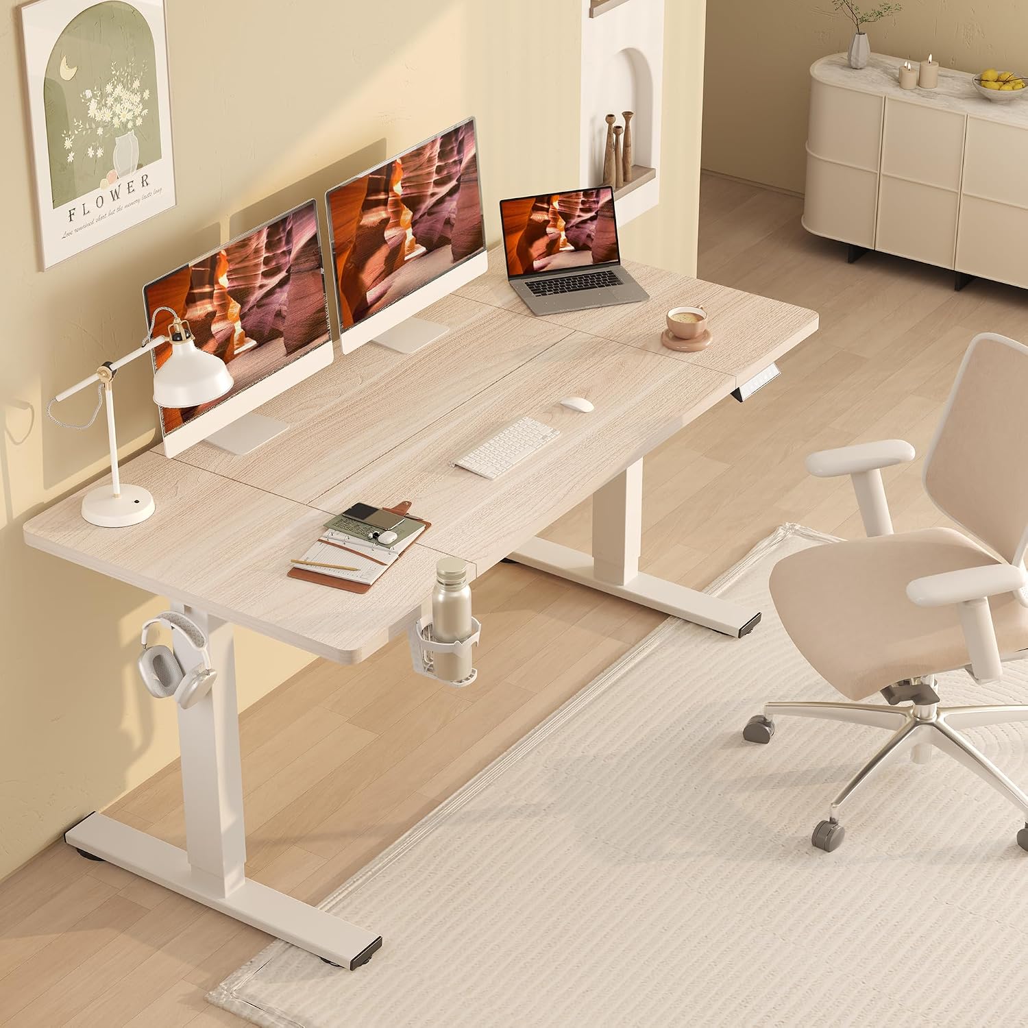Wit Elektrisch Verstelbaar Zit - Office Furniture Custom recensie en prijs