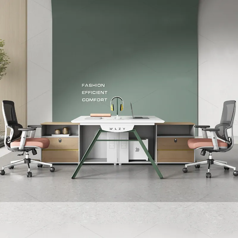 4-persoons bureau- en stoelens - Office Furniture Plan recensie en prijs