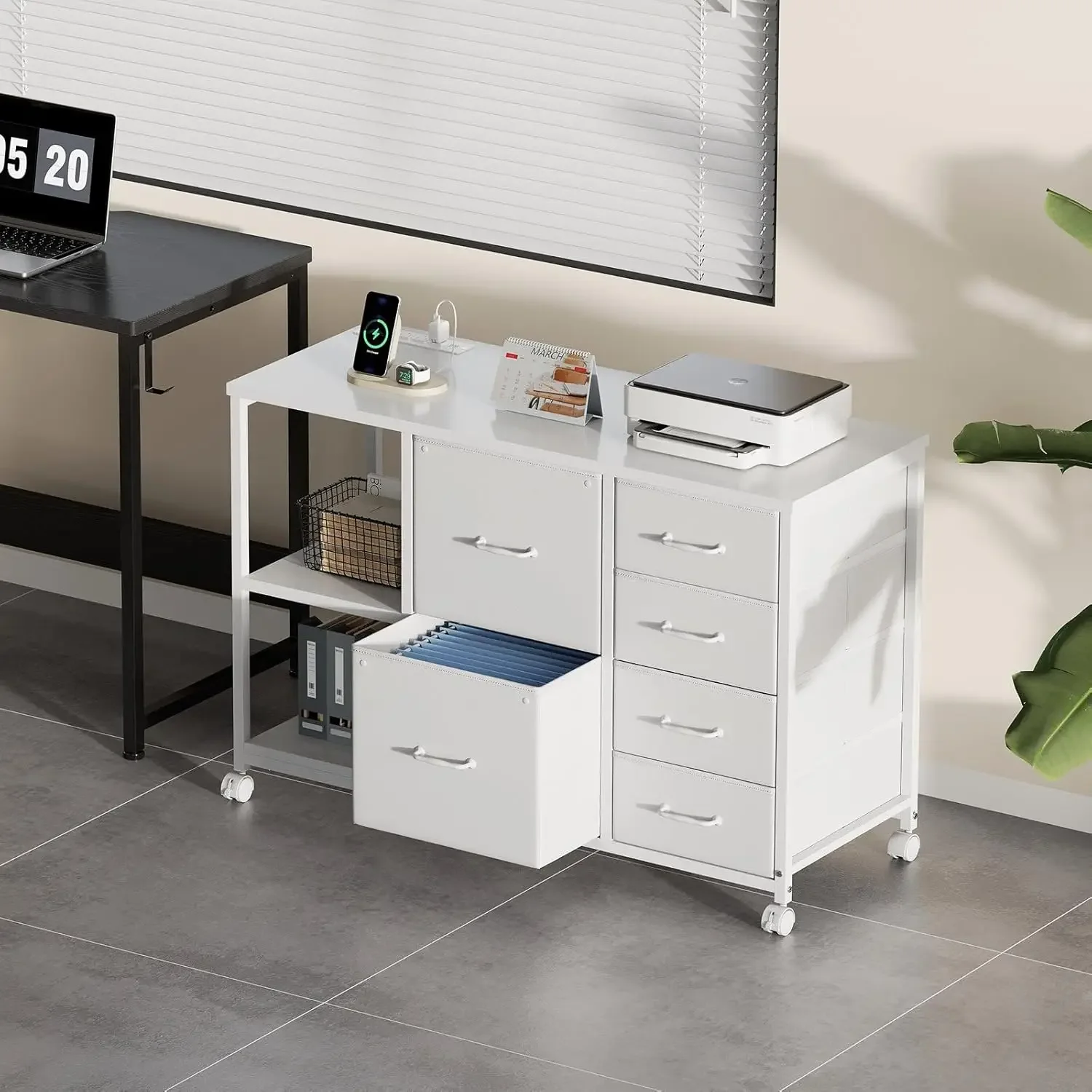 Rollende printerstandaard met  - File Cabinet Lateral recensie en prijs