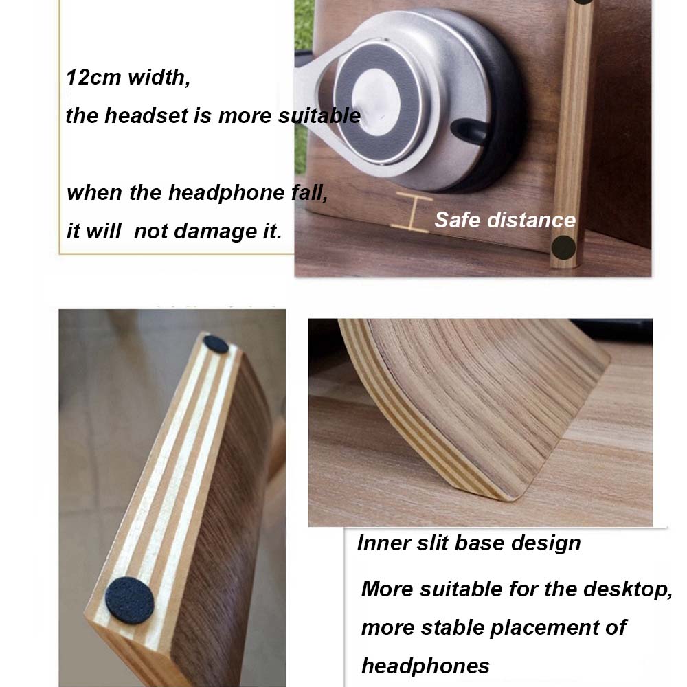 U Vorm Houten Koptelefoon Stan - Cubicle Shelf Organizer recensie en prijs