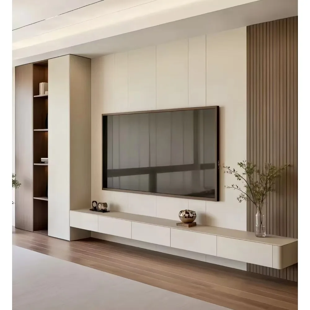Modern houten tv-meubel op maa - Office Furniture Custom recensie en prijs