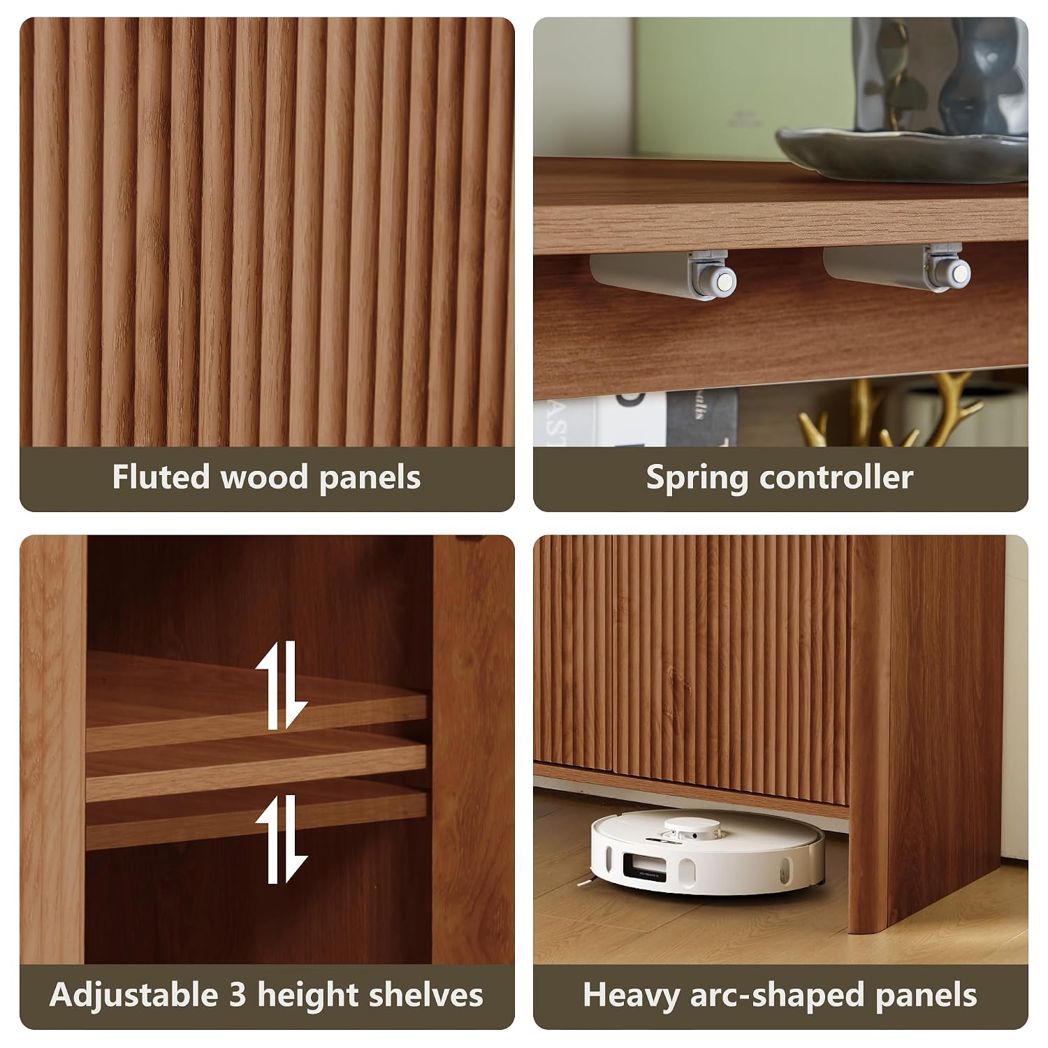 Walnoot Sideboardkast, Mid-Cen - Credenza Office Storage recensie en prijs