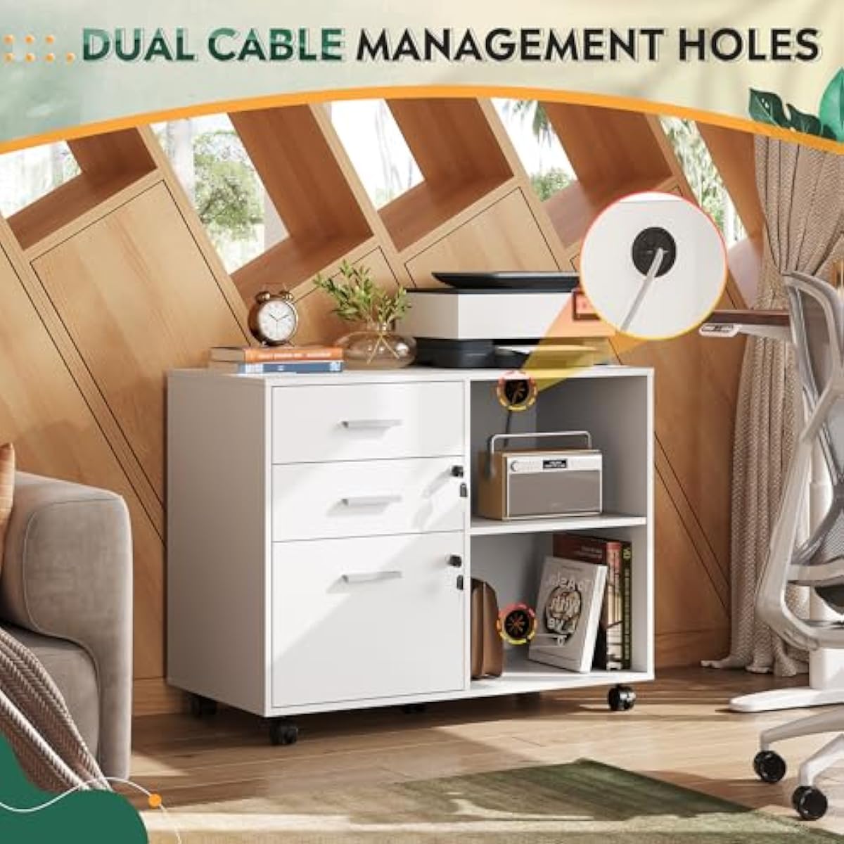 Drie-laden zijdelingse archief - File Cabinet Lateral recensie en prijs