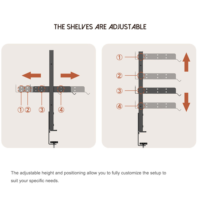 Klembevestigbare 14 inch boven - Cubicle Shelf Organizer recensie en prijs