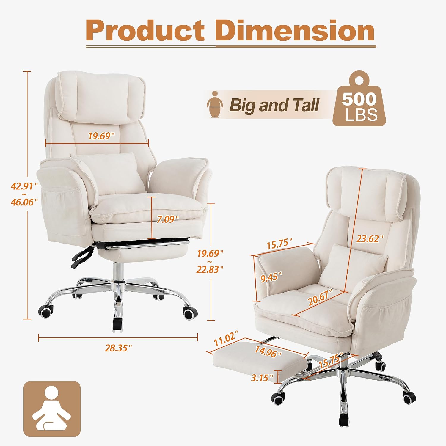 Bureaustoel met opklapbare arm - Office Furniture Custom recensie en prijs