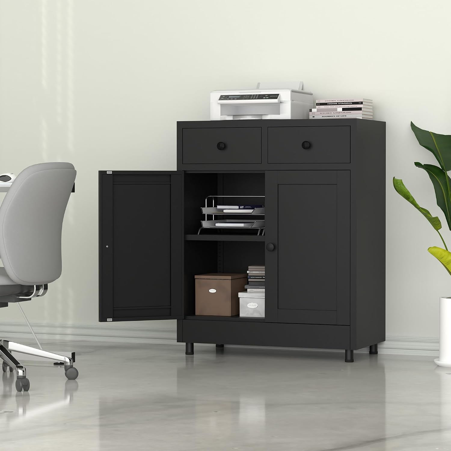 Metalen opbergkast met laden,  - Credenza Office Storage recensie en prijs