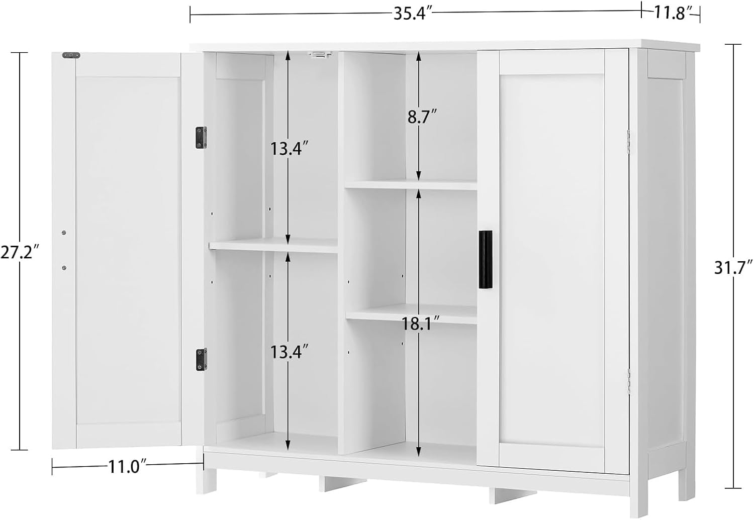 Opbergkast met deuren Opbergpl - Credenza Office Storage recensie en prijs
