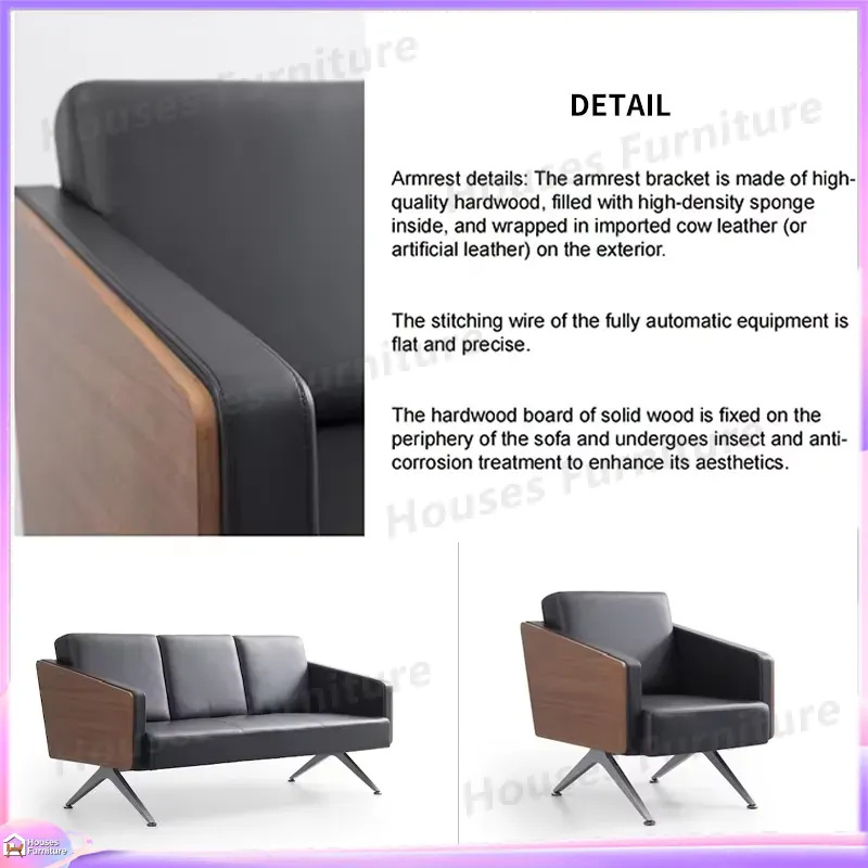 Moderne 3-zits lederen kantoor - Office Furniture Custom recensie en prijs