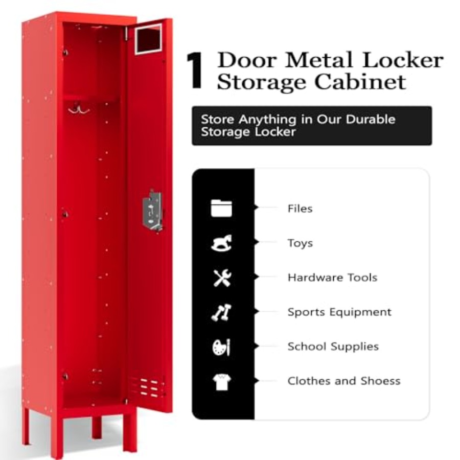 Metalen opbergkast, afsluitbar - Locker Storage Metal recensie en prijs