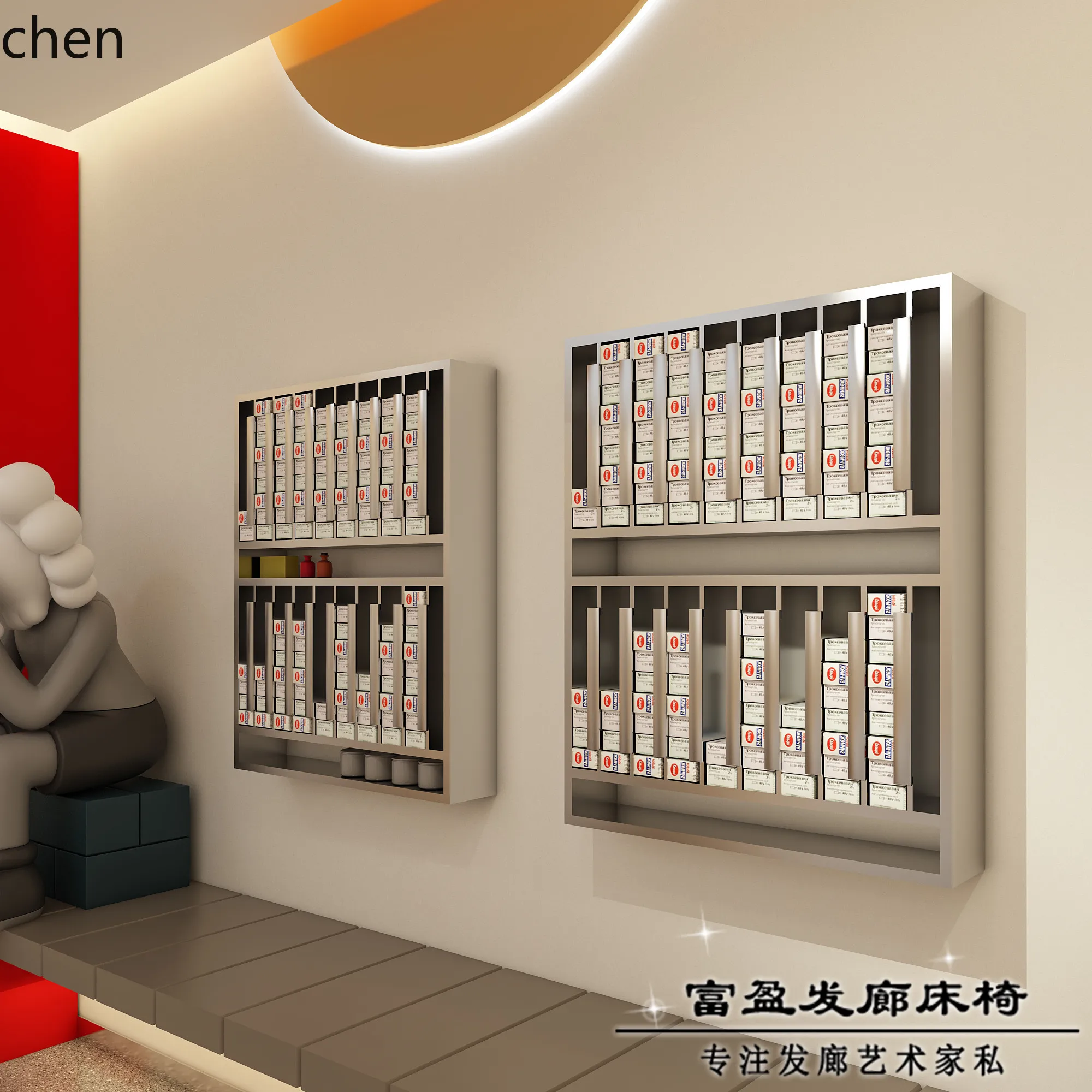 H5.22 opbergrek, kapsalonkast, - Locker Storage Metal recensie en prijs