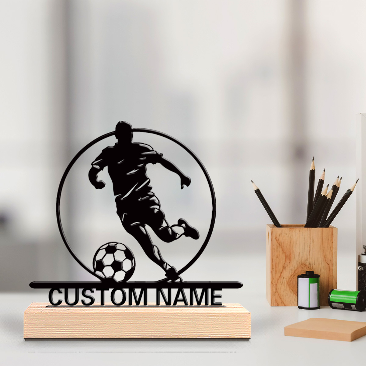 Aangepaste voetbalspeler metal - Office Furniture Custom recensie en prijs