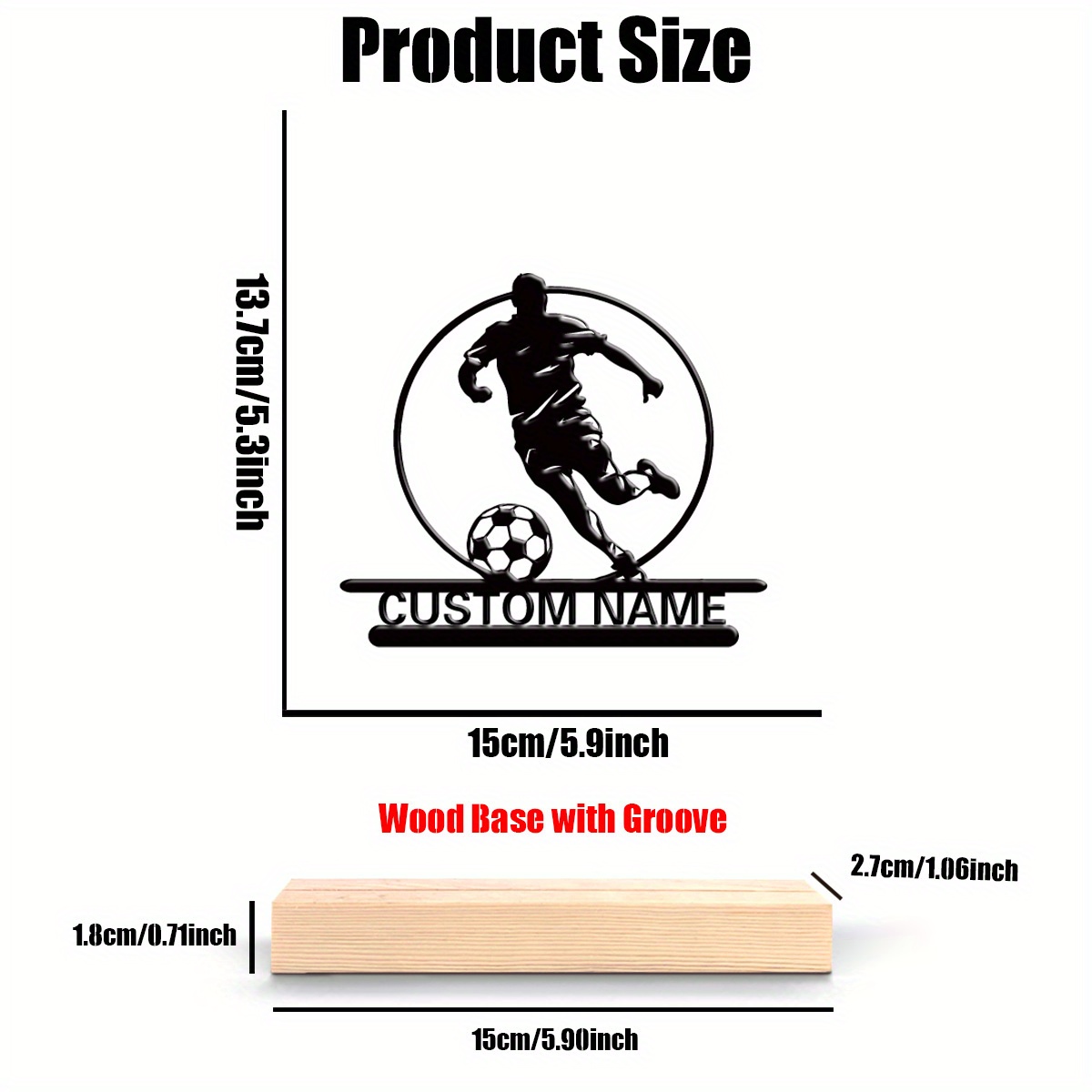 Aangepaste voetbalspeler metal - Office Furniture Custom recensie en prijs