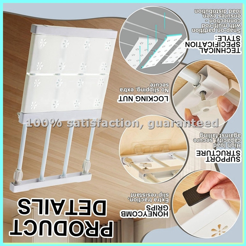 4 stuks Closet Tension Shelf R - Locker Storage Metal recensie en prijs