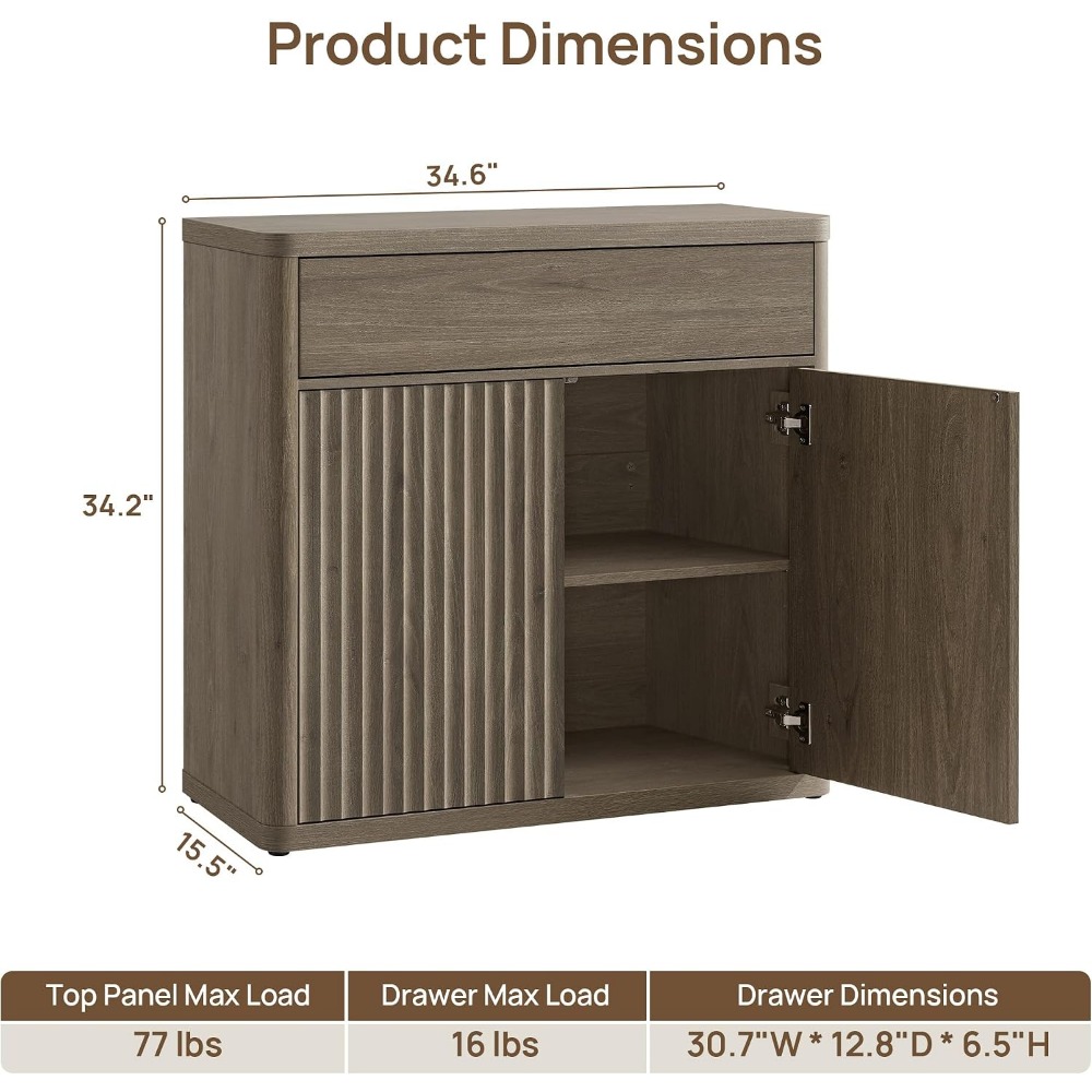 SICOTAS Buffetkast met opbergr - Credenza Office Storage recensie en prijs