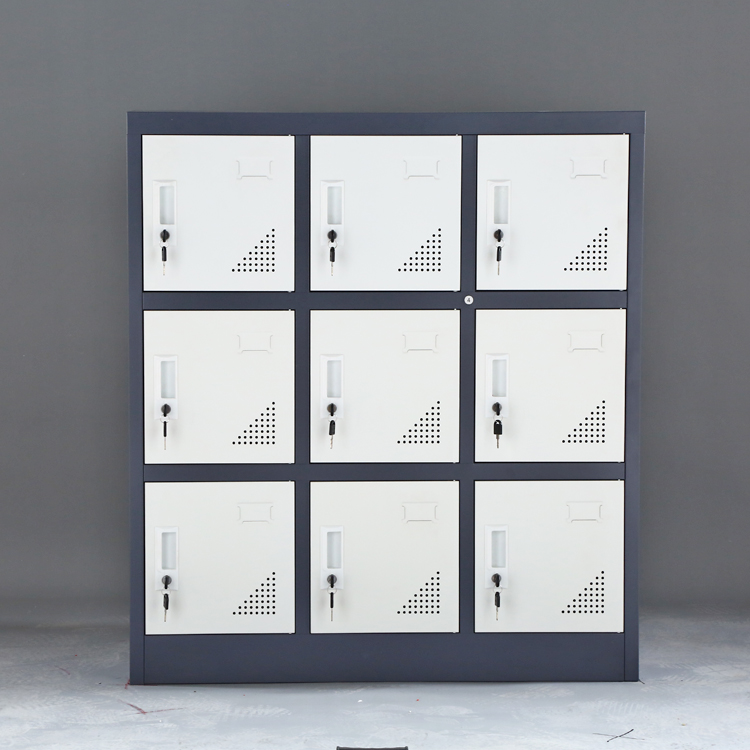 9-deurs metalen opbergkast voo - Locker Storage Metal recensie en prijs