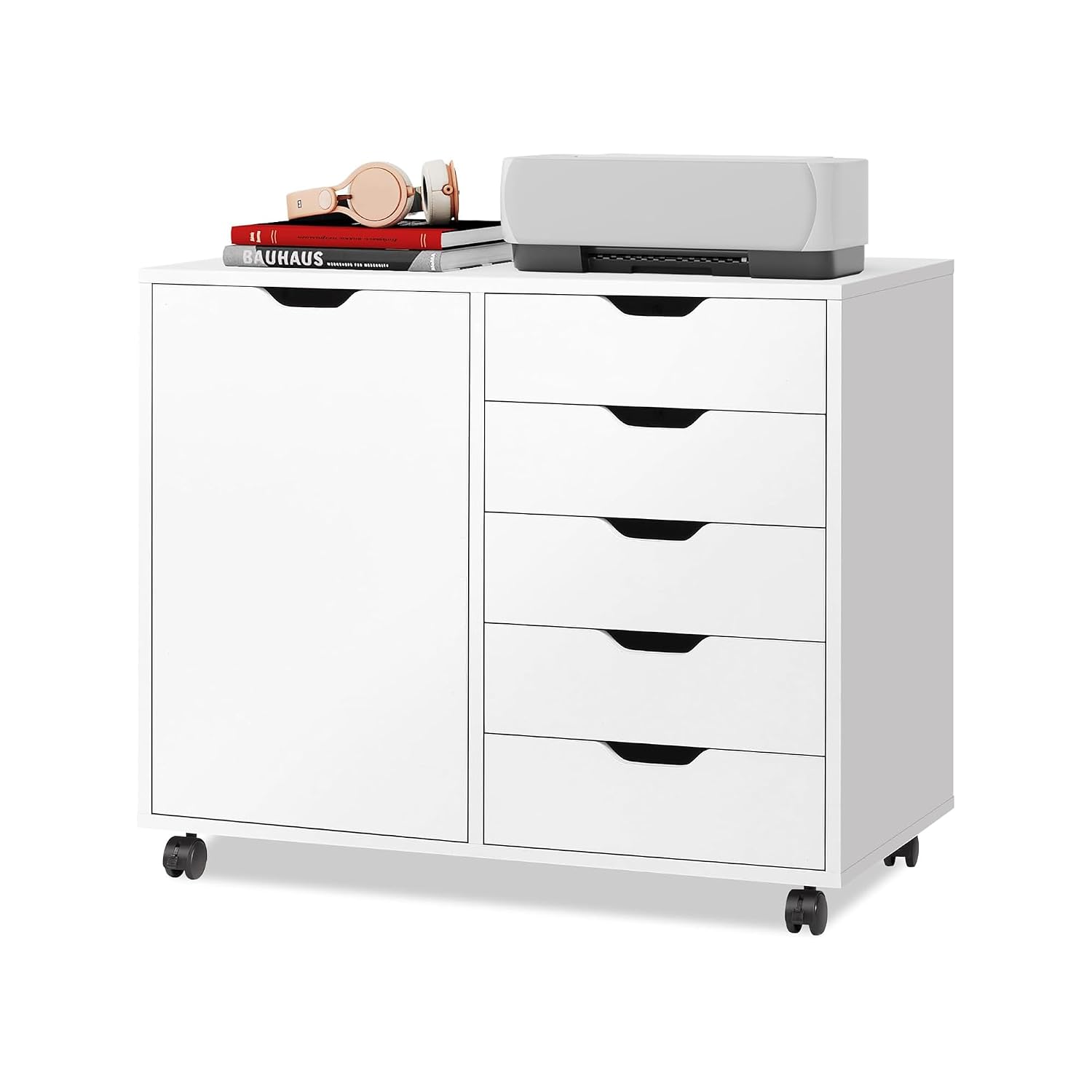 Houten ladekast met 5 laden, k - Office Furniture Custom recensie en prijs
