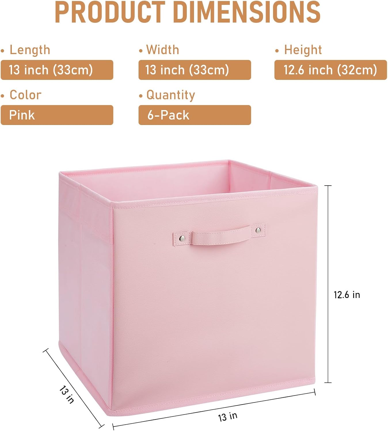 Garvee 6-pack 13 inch opbergku - Cubicle Shelf Organizer recensie en prijs