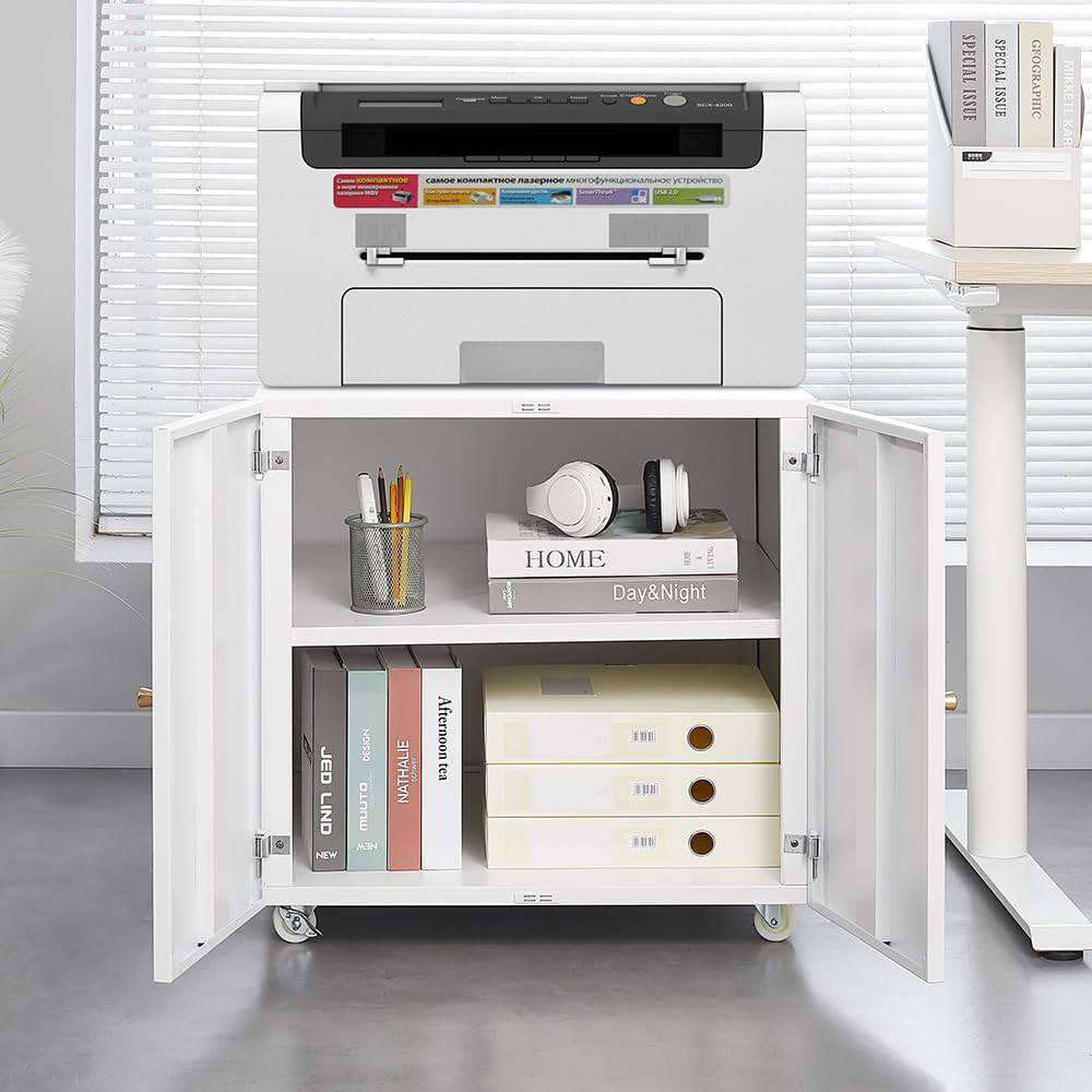 Metalen printerstandaard met a - Office Furniture Plan recensie en prijs