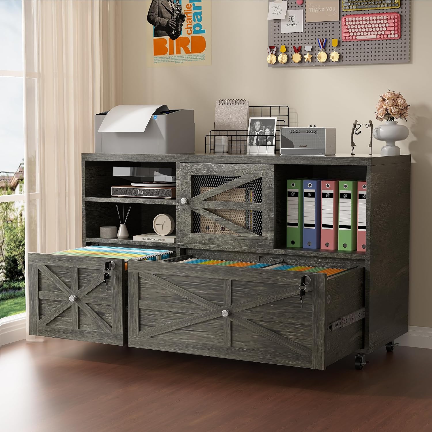 2-lades boerderijstijl archief - File Cabinet Lateral recensie en prijs