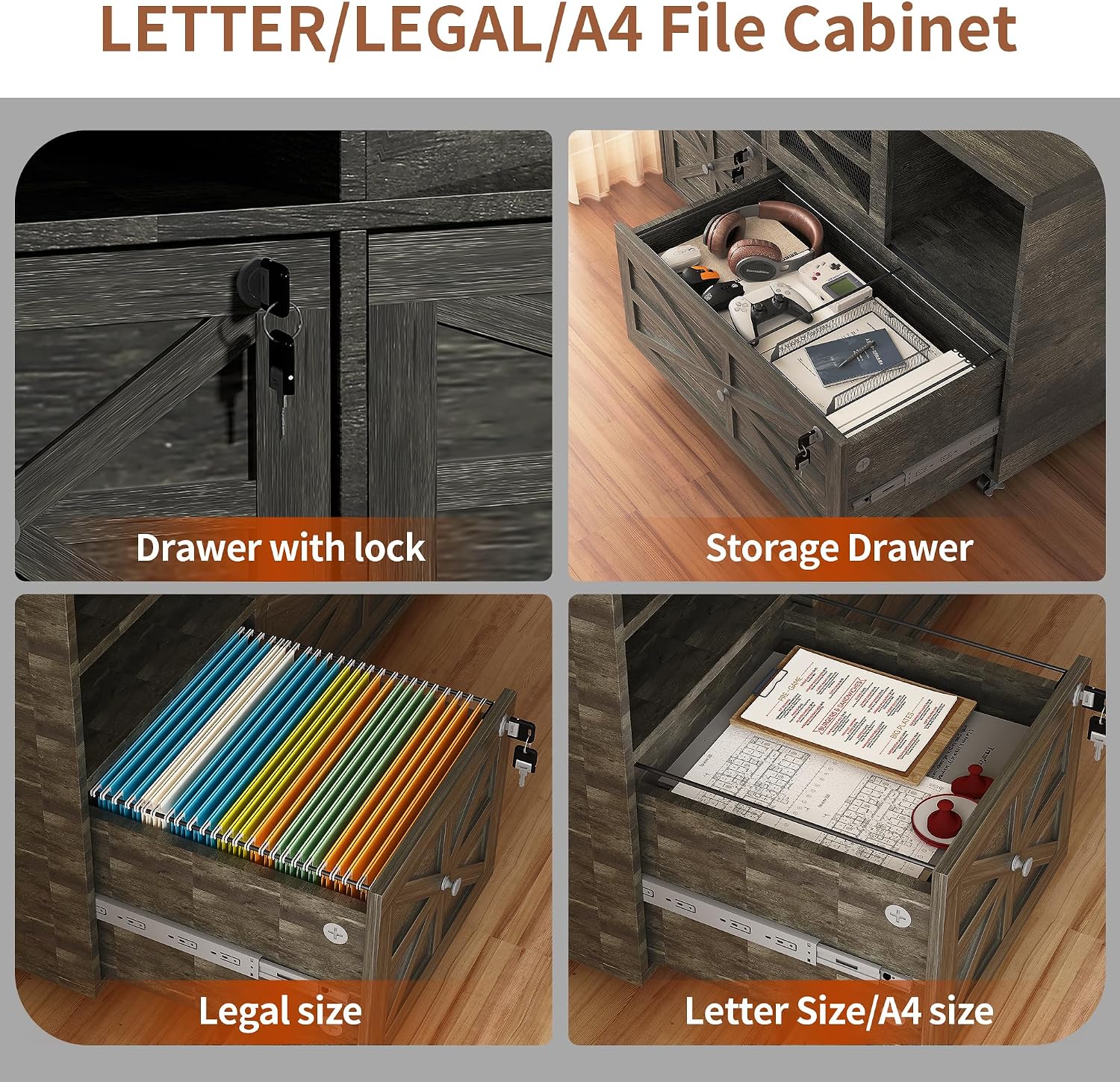 2-lades boerderijstijl archief - File Cabinet Lateral recensie en prijs