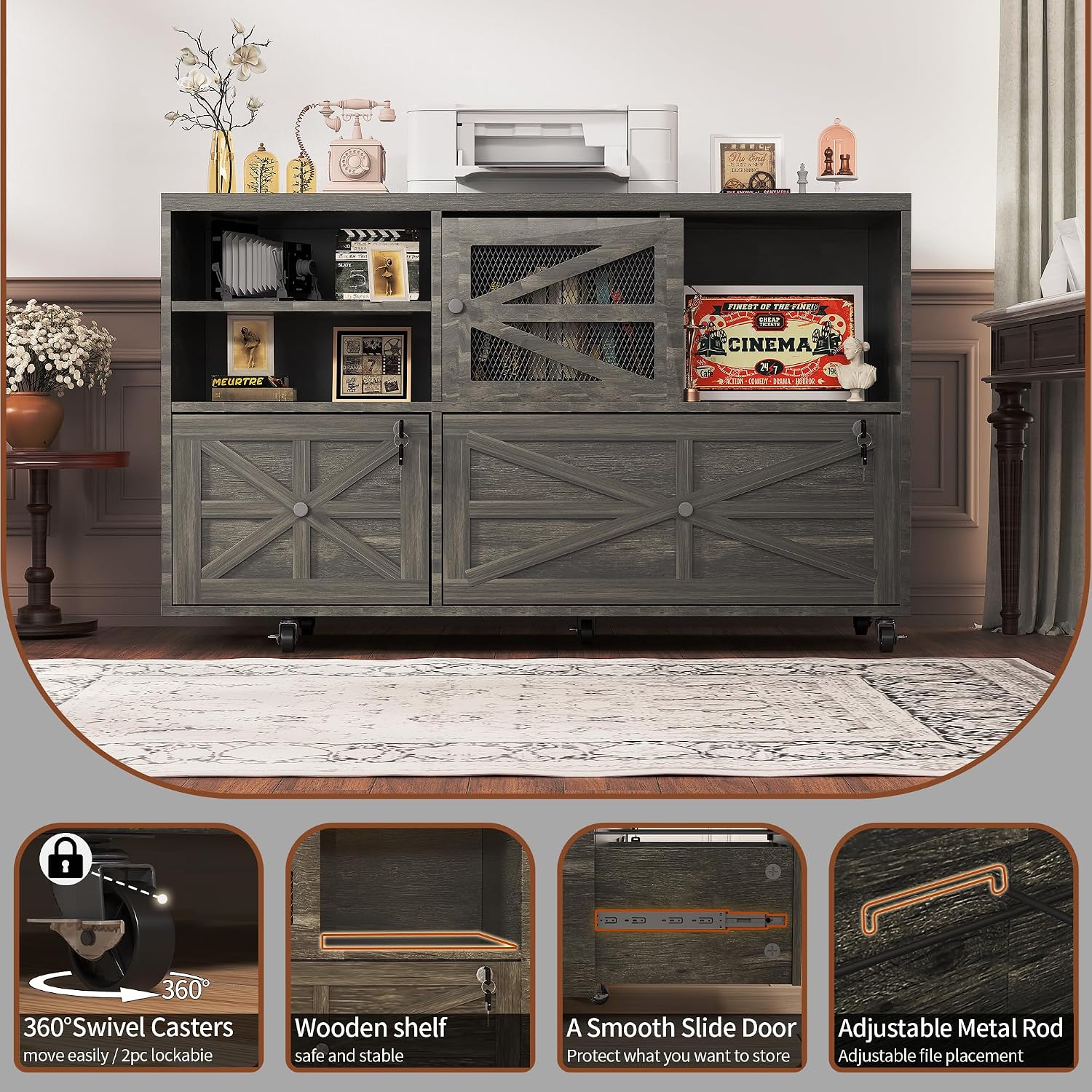 2-lades boerderijstijl archief - File Cabinet Lateral recensie en prijs