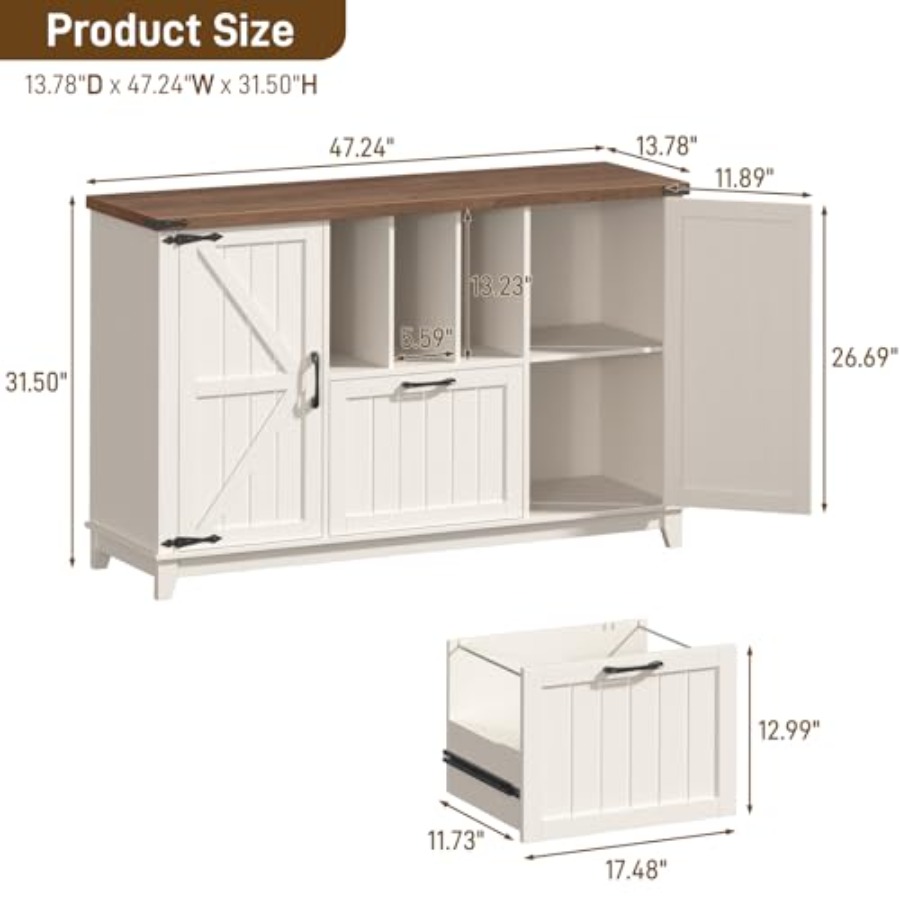 Laterale archiefkast, rustieke - File Cabinet Lateral recensie en prijs