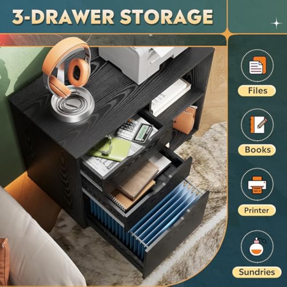 Driekastige zijdelingse archie - File Cabinet Lateral recensie en prijs