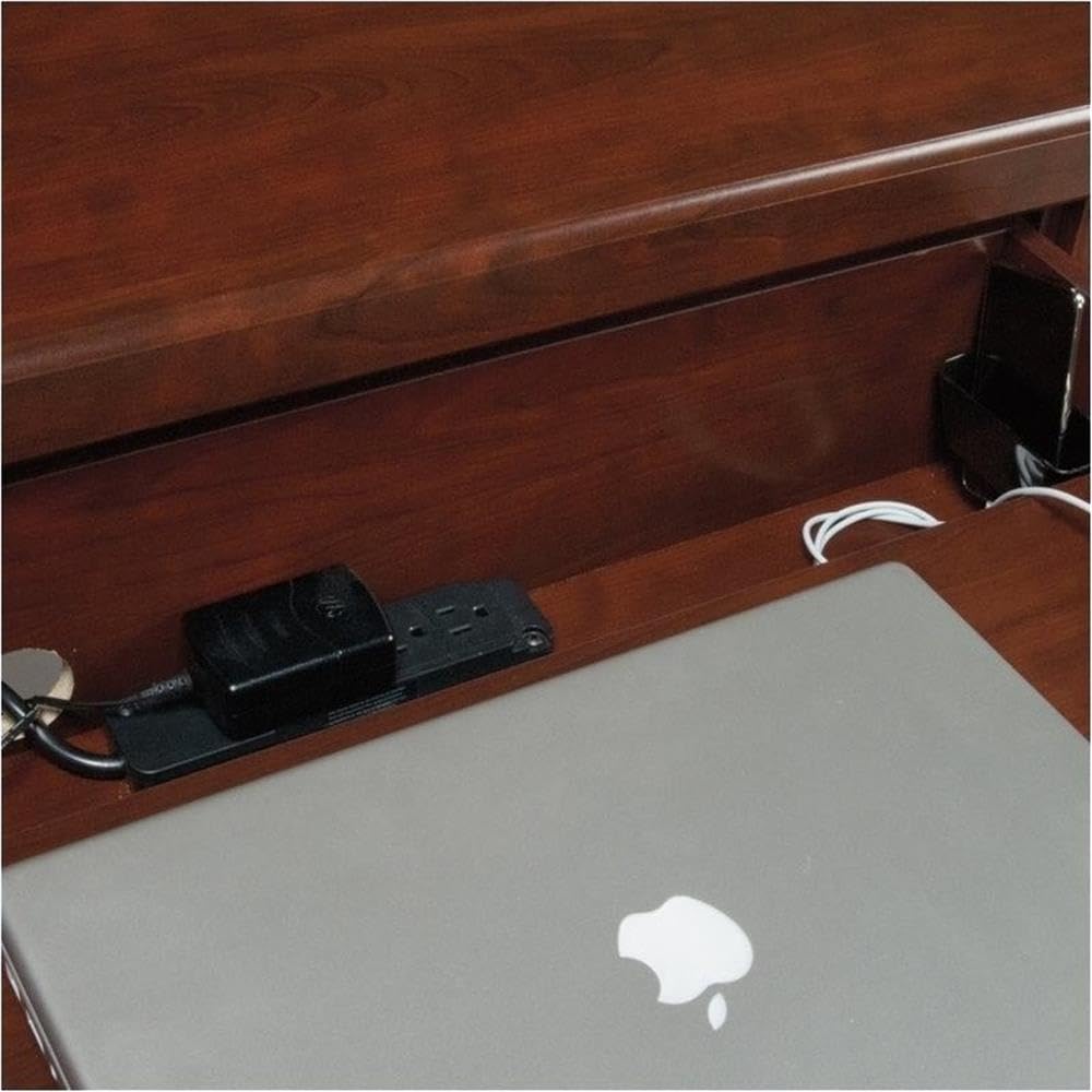 Traditionele houten computerka - Credenza Office Storage recensie en prijs