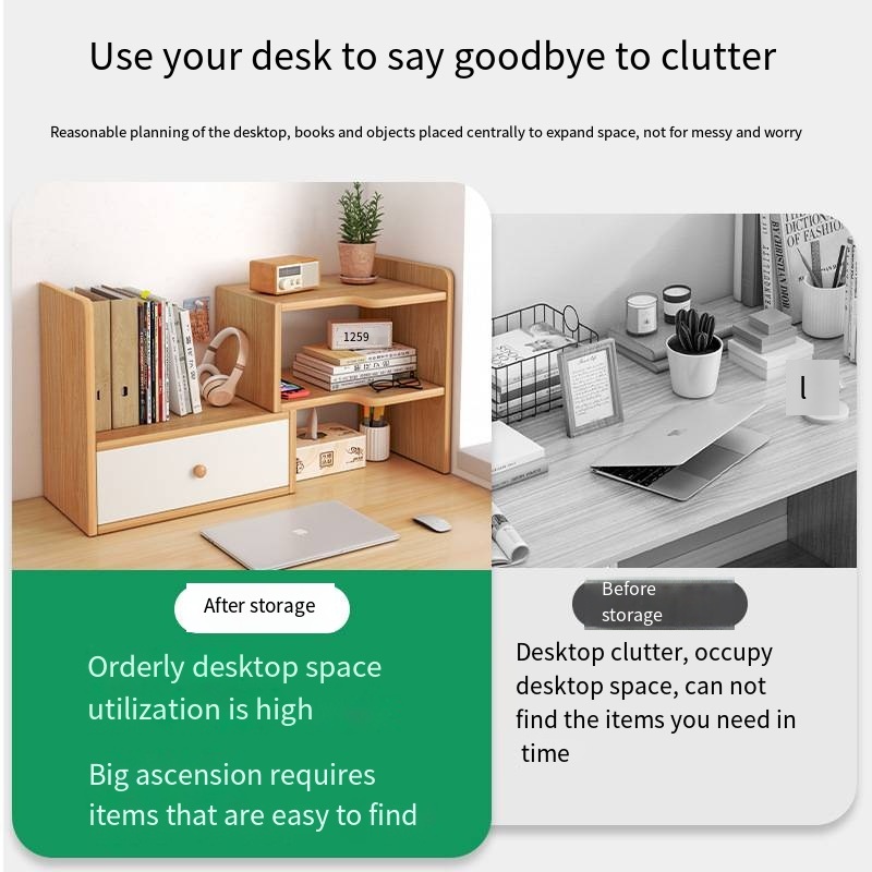 Bureau Boekenplank Desktop Rek - Cubicle Shelf Organizer recensie en prijs