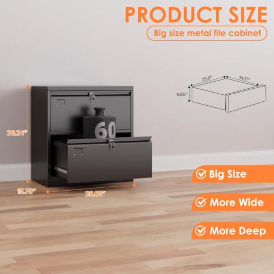 2-laden zijdelingse archiefkas - File Cabinet Lateral recensie en prijs